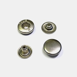 Кнопки Альфа 12,5 мм. Никель 10 шт.