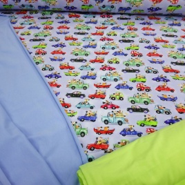 Трикотаж Кулирка Весёлые друзья