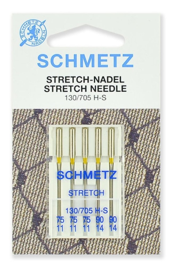 Иглы Schmetz 130/705 H-S №75(3);90(2) Стрейч 5 шт. фото 1